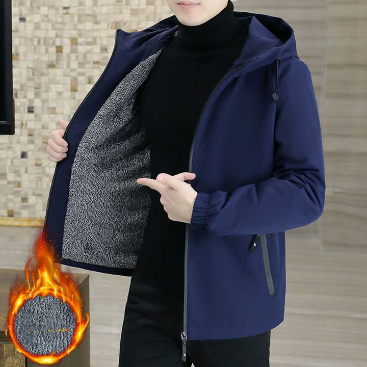 Victor | Cozy Fleece-Lined Hooded Jacket