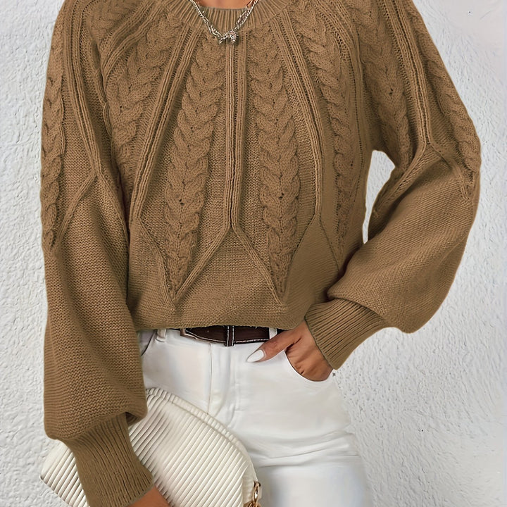 Eleanor | Relaxed Cable-Knit Jumper