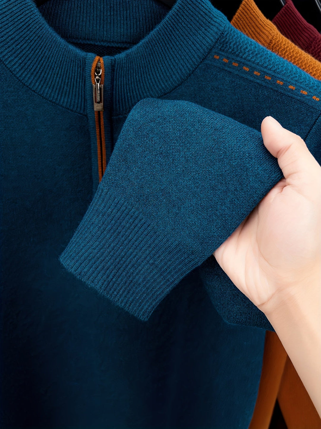 Daniel | Half-Zip Knit Jumper
