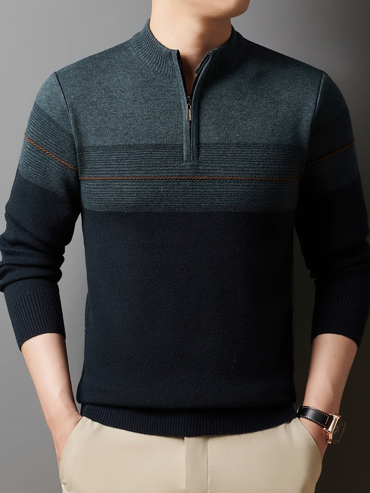 Lucas | Quarter-Zip Knit Jumper