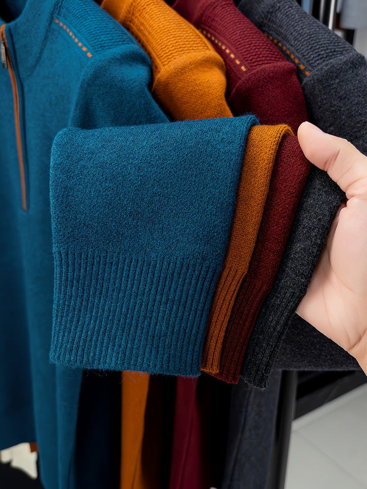 Daniel | Half-Zip Knit Jumper