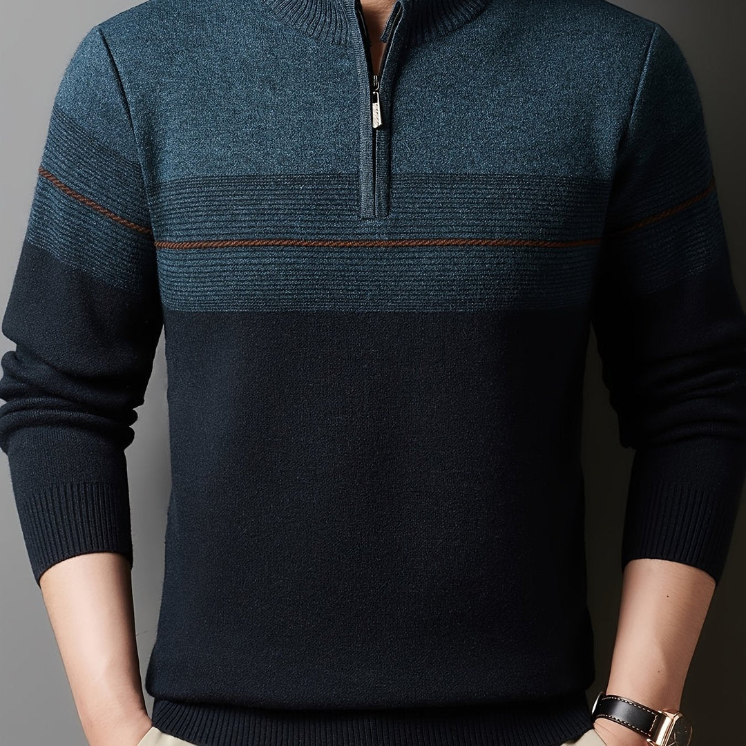 Oscar | Zip-Neck Jumper