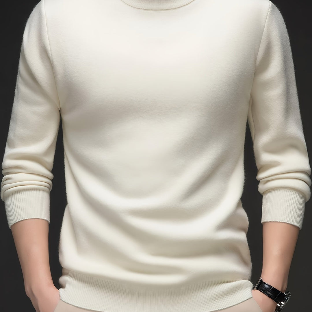 Russell | Refined Mock-Neck Jumper