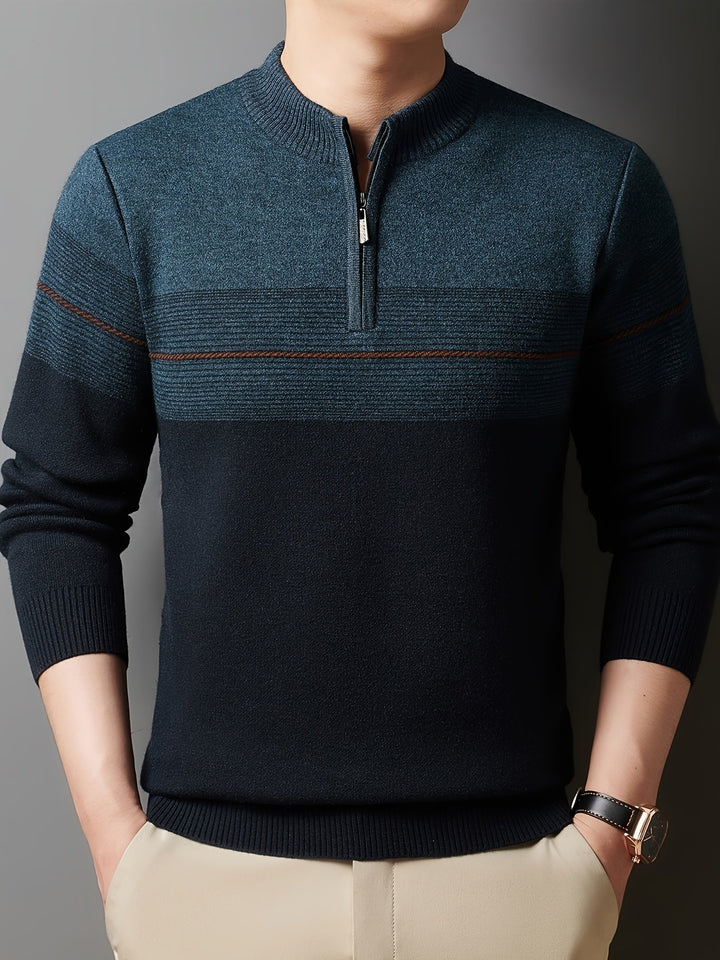Lucas | Quarter-Zip Knit Jumper