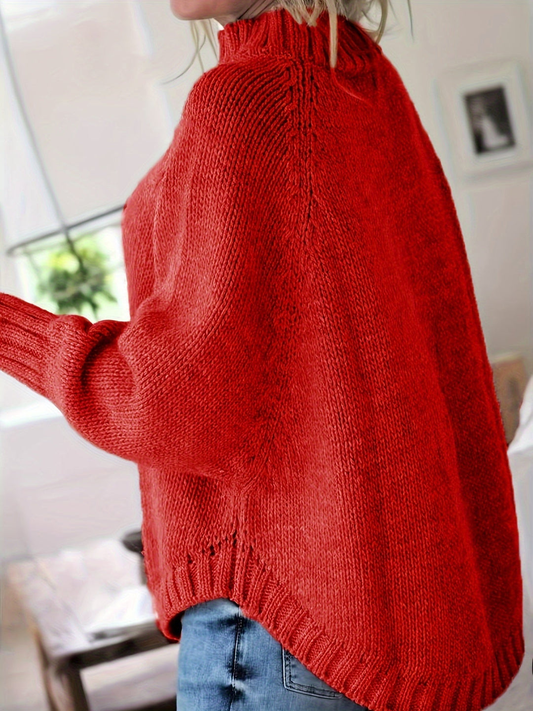 Gwendolyn | Cable-Knit High-Neck Jumper