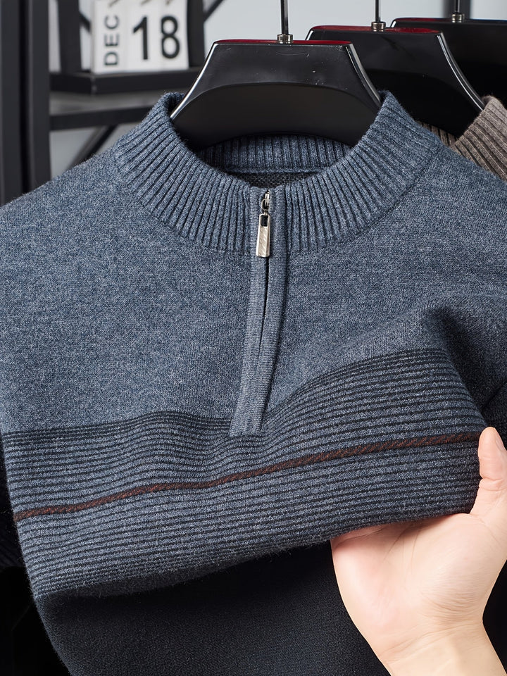 Lucas | Quarter-Zip Knit Jumper
